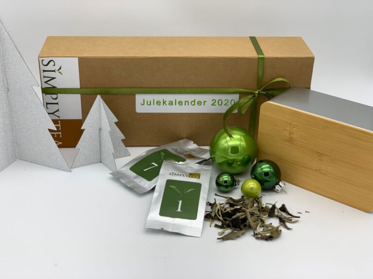 Te Julekalender 2020 indholder 24 sjældne og eksklusive rene teer.